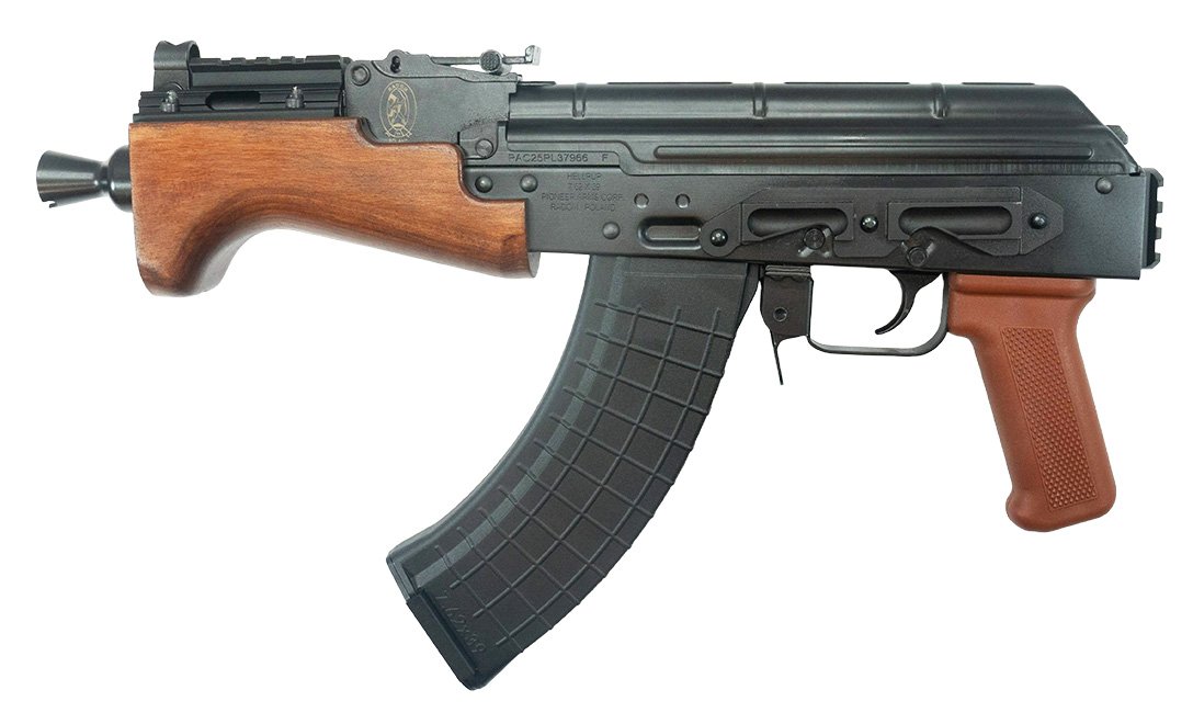 Pioneer Arms Micro Hellpup Classic PRO Wood 7.62x39 AK Pistol Micro Hellpup Classic PRO - Pioneer Arms 7.62x39 AK pistol (alternate view)