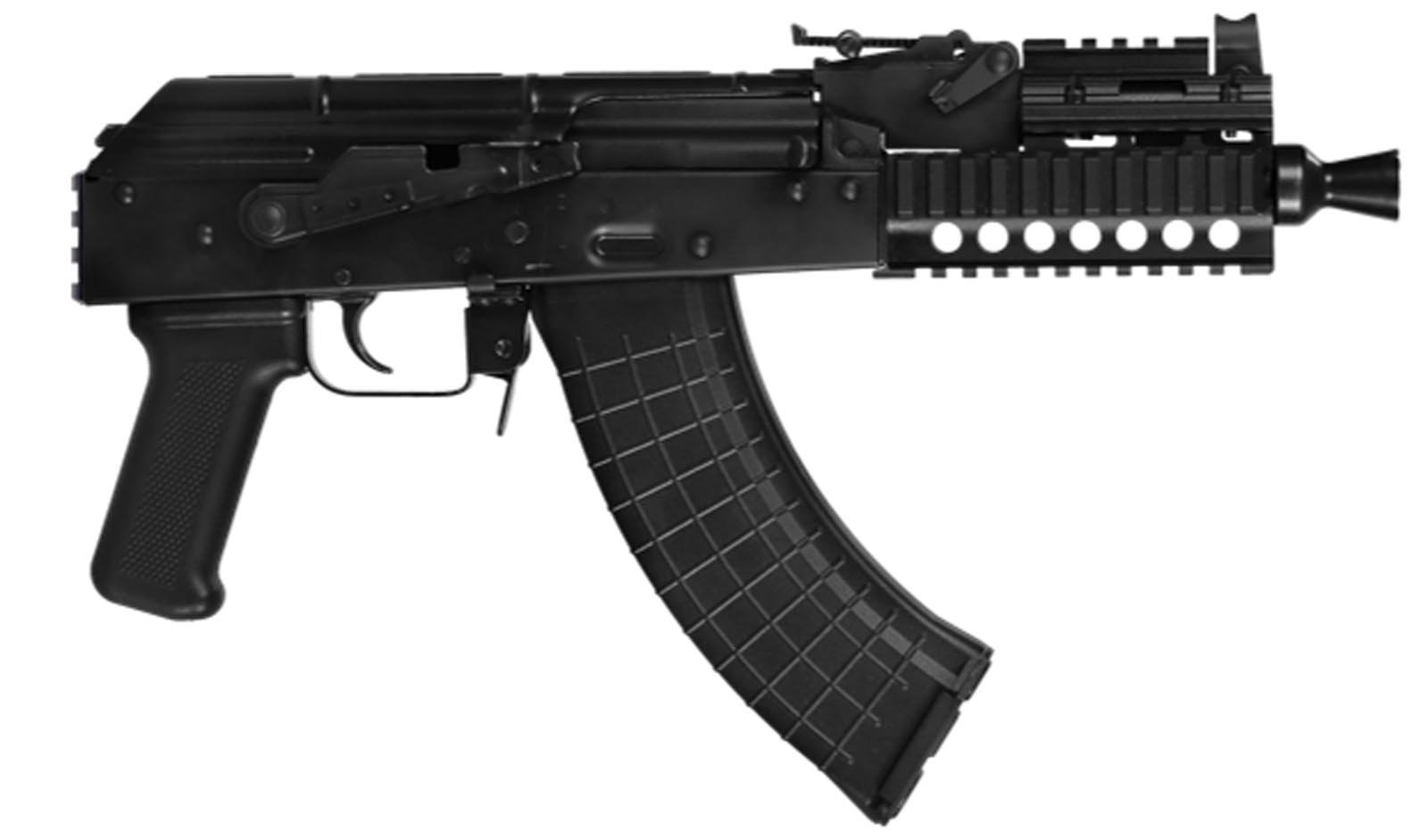 Pioneer Arms Quad-Rail Micro Hellpup PRO 7.62x39 AK Pistol Quad Rail Micro Hellpup PRO - Pioneer Arms 7.62x39 AK pistol