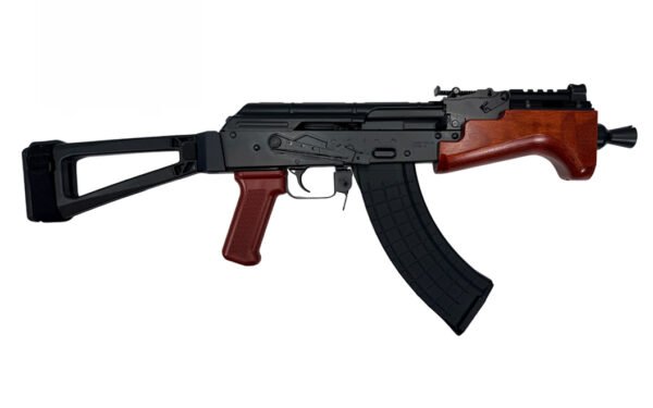Polish Red Micro Hellpup AKTF - Pioneer Arms 7.62x39 AK pistol